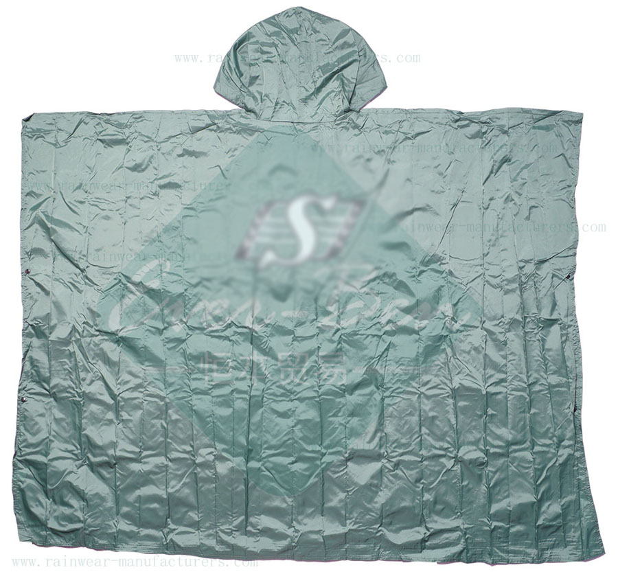 Polyester Rain Poncho-Polyester Rainwear-Mens Rain Poncho 